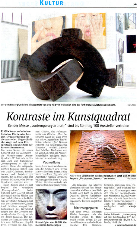 C.A.R. 2007 · Dortmunder Pressebericht Kultur · Abbildung Jörg Bach