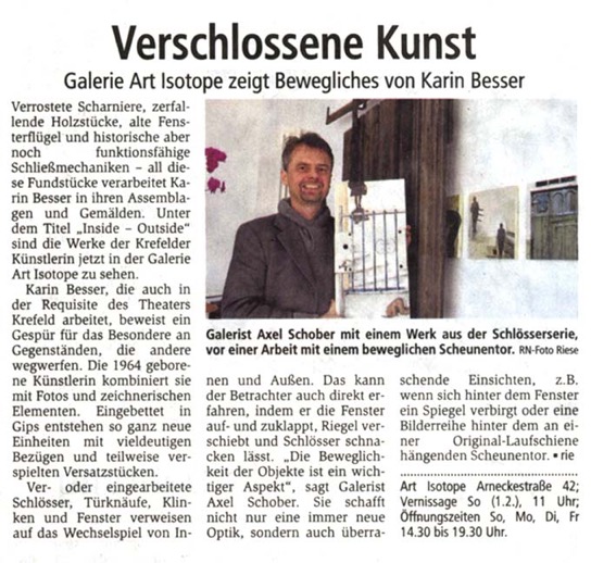Arneckestr. 42, Dortmund · Pressebericht RUhrnachrichten vom 30.1.2009