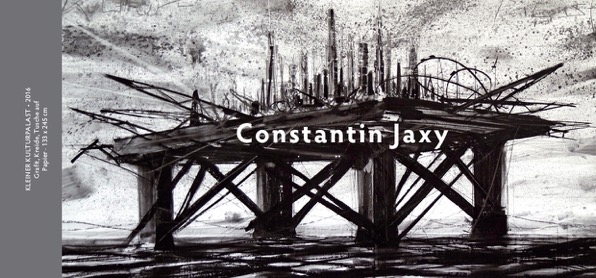 Constantin Jaxy · Spurenelemente · Einladungskarte außen