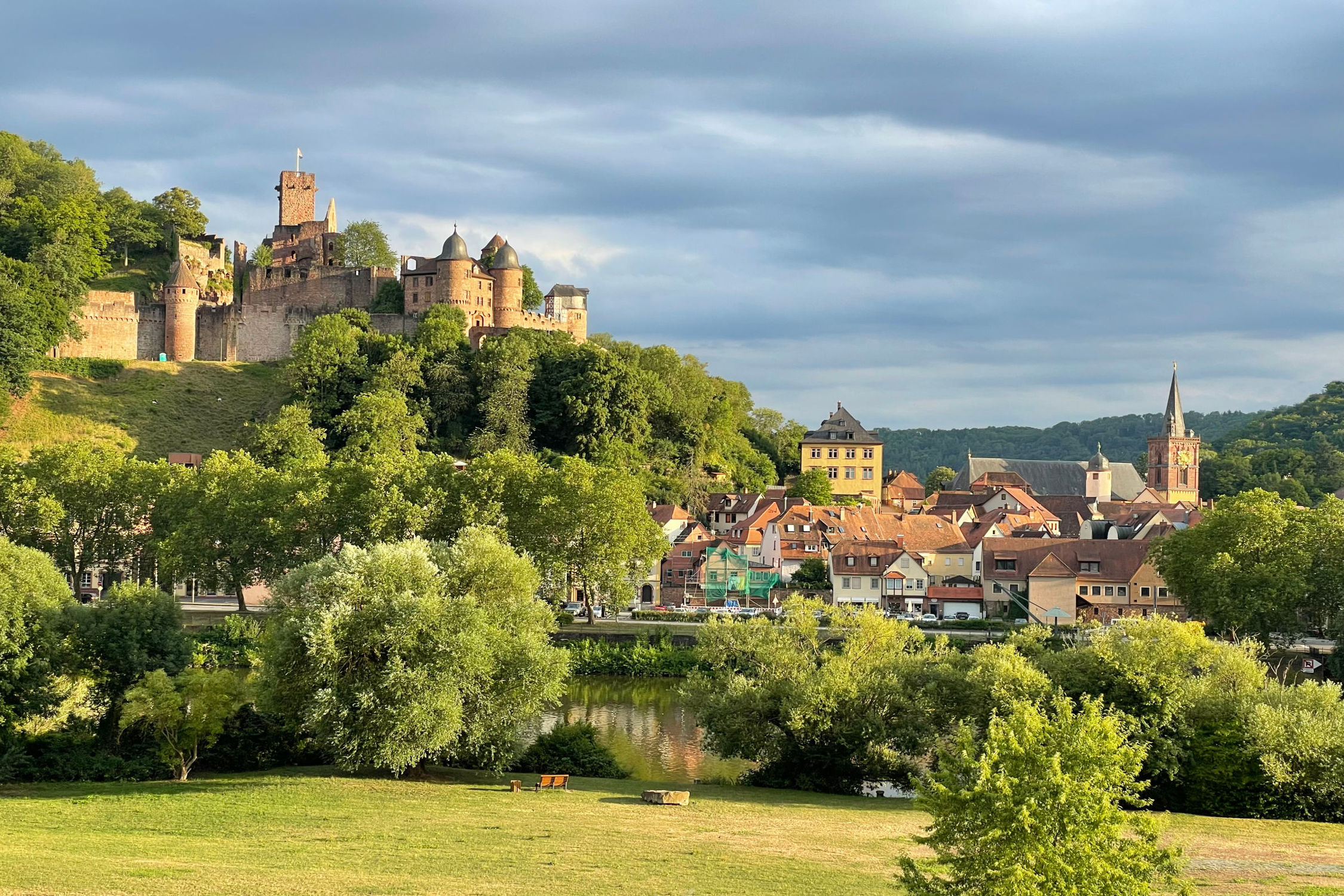 City of Wertheim with castle