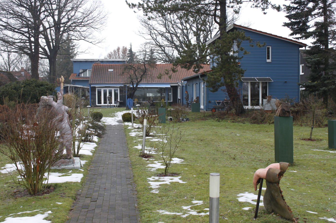 Blick in den Skulpturengarten